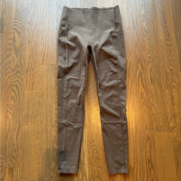 SPANX Brown High-Waisted Leggings SIZE small S athletic wear H - Picture 1 of 6